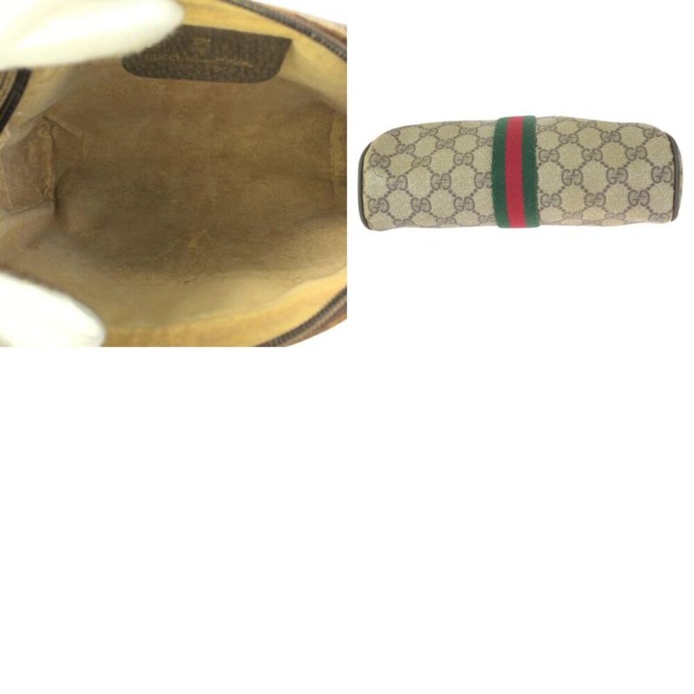 Gucci Vintage Sherry Clutch Beige Brown - Picture 9 of 9